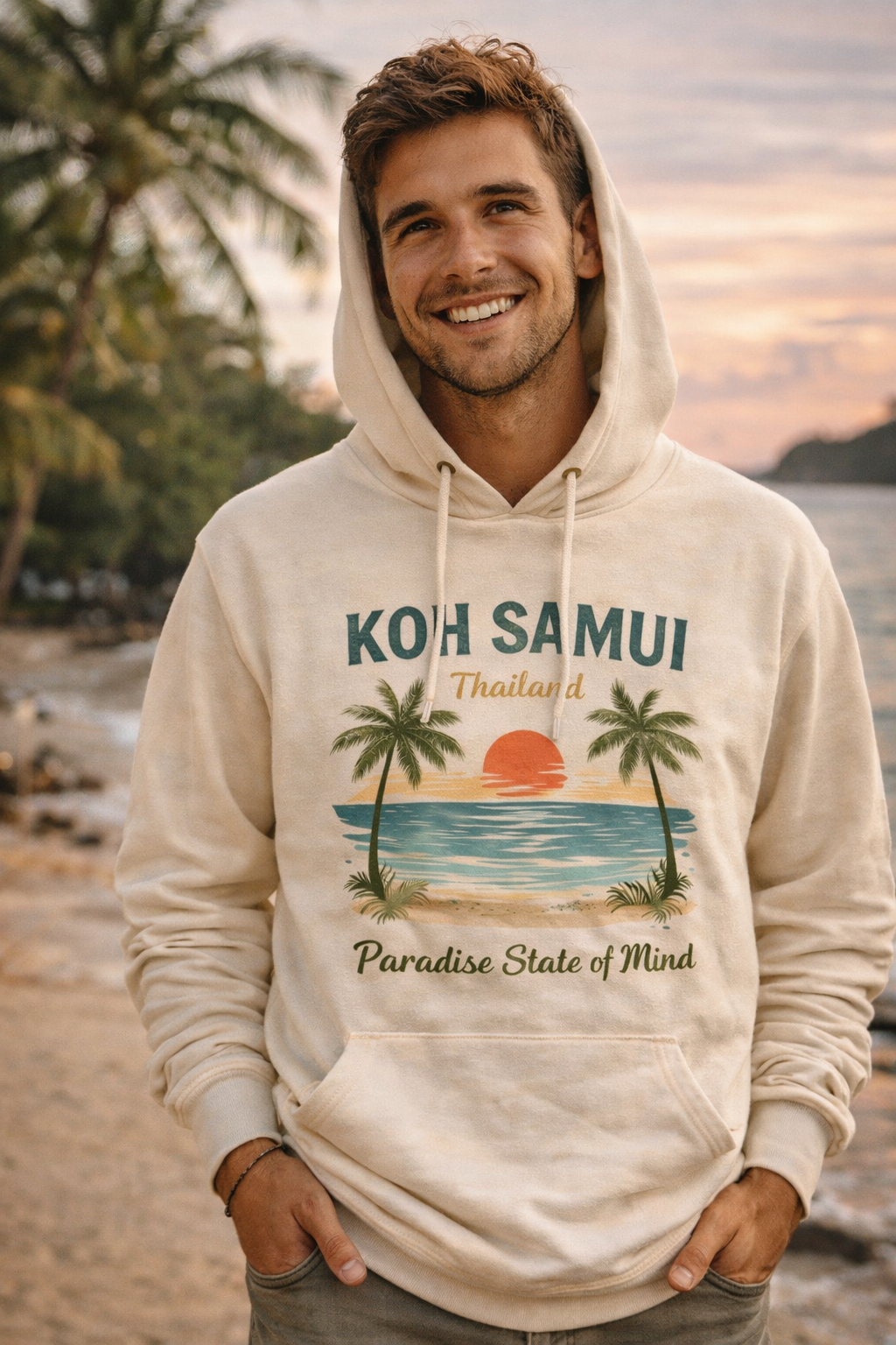 🌴 Koh Samui Vibes Hoodie – Dein Thailand Moment zum Anziehen