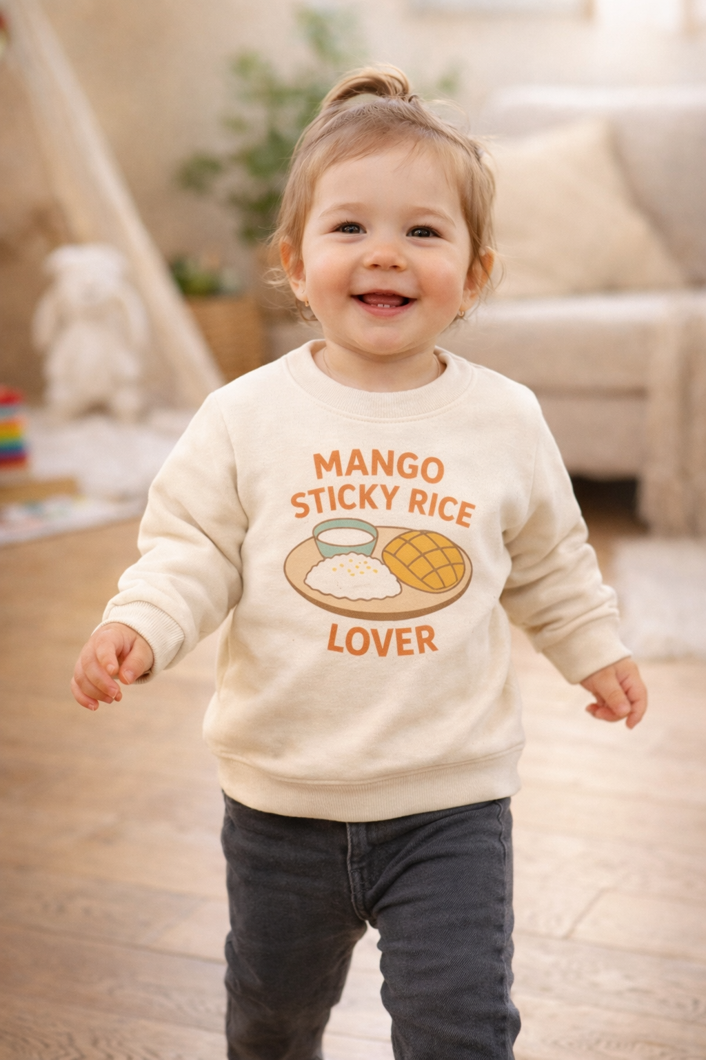 Mango Sticky Rice Baby Sweatshirt 🥭 Thailand Kleidung für Kinder