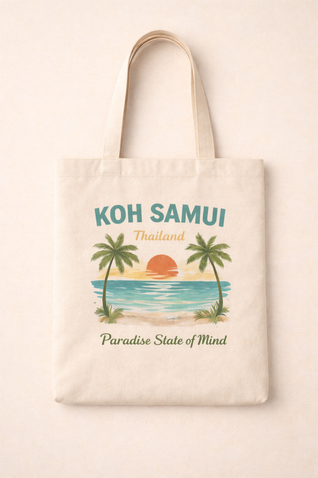 Koh Samui Tote Bag – Thailand Vibes Stofftasche | Beach & Travel Style