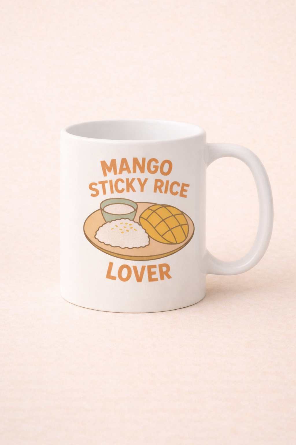 Mango Sticky Rice Tasse 🥭 Thailand Geschenk für Food Lover