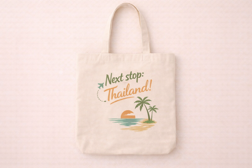 Next Stop Thailand Tote Bag – Travel Vibes Einkaufstasche | Nomavé