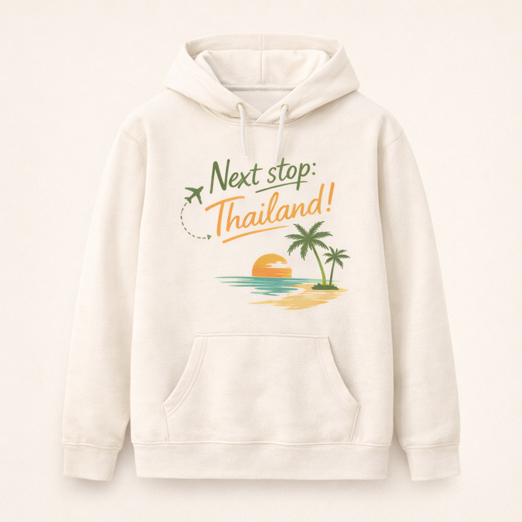 Next Stop Thailand Hoodie – Fernweh Travel Hoodie | Nomavé