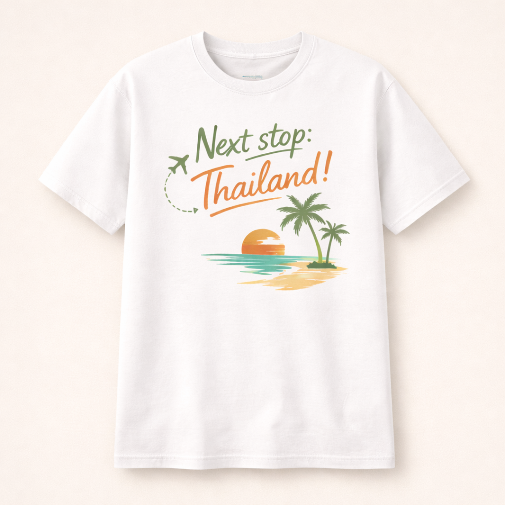 Next Stop Thailand T-Shirt – Reise Shirt Thailand | Nomavé