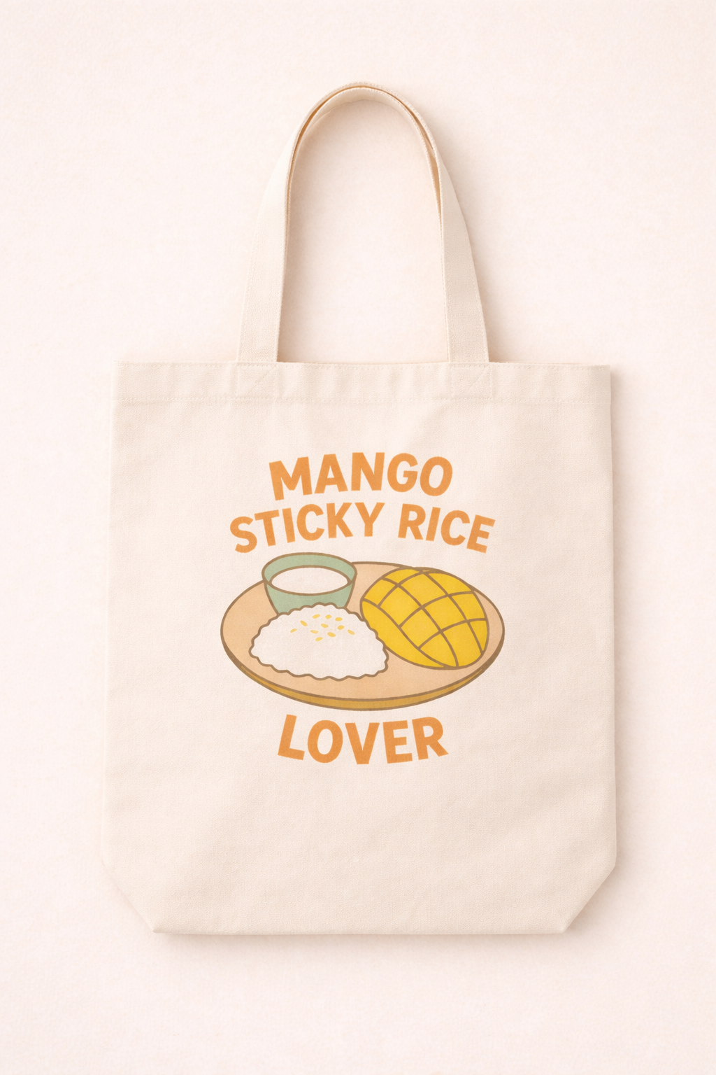 Mango Sticky Rice Lover – Thai Dessert  | Thailand Food Design - Organic Tote-Bag