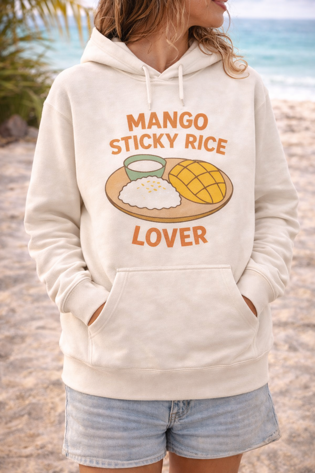Mango Sticky Rice Hoodie – Thailand Streetfood Lover | Unisex