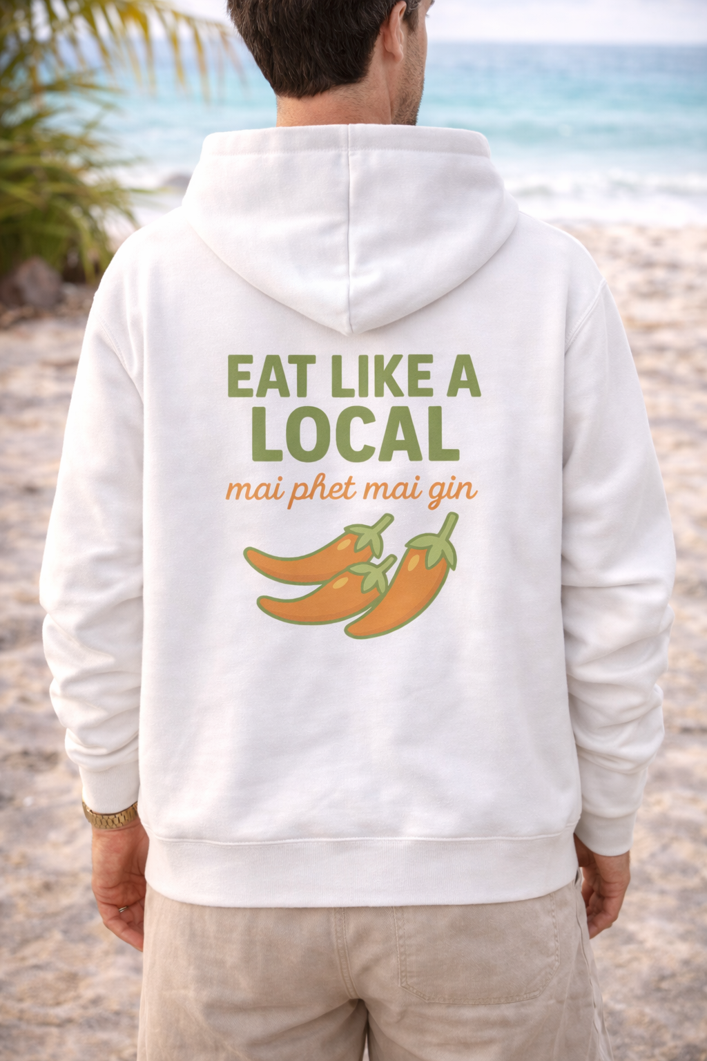 🔥 Eat Like a Local Hoodie – Streetfood Vibes aus Thailand