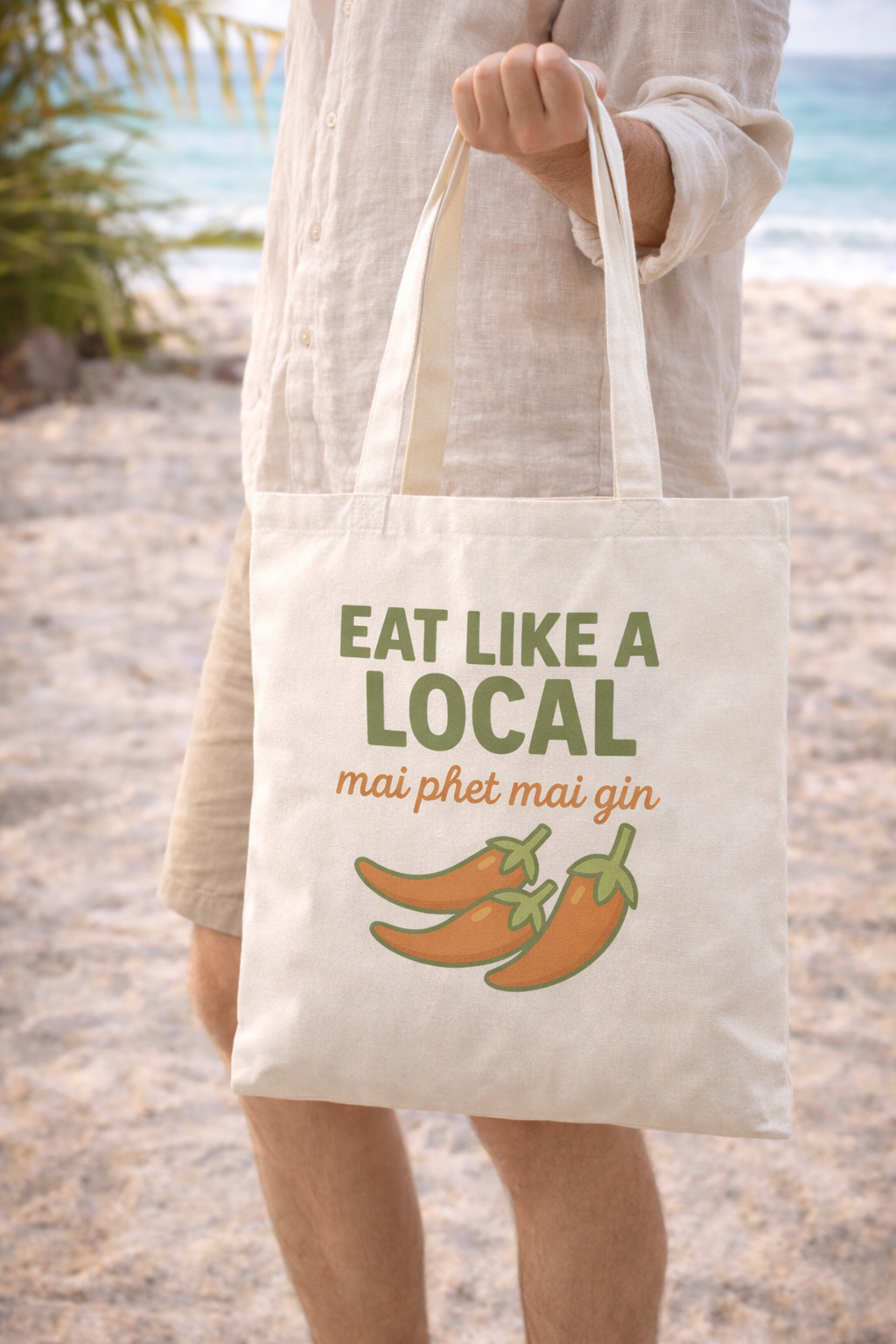 Eat Like a Local Tote Bag – Thailand Streetfood Tasche