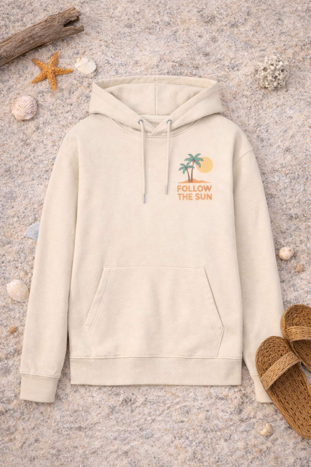 Follow the Sun Hoodie – Tropical Travel Hoodie | Summer Vibes