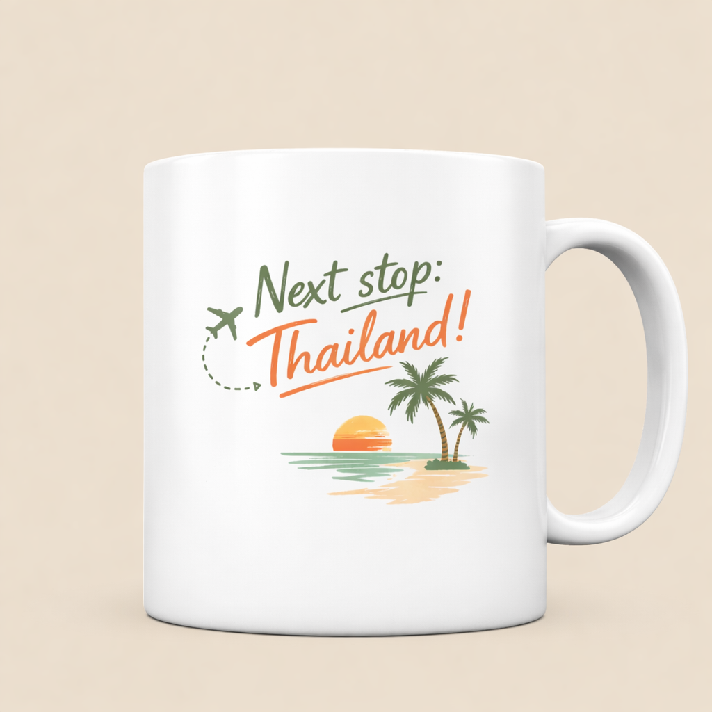 ☕ Next Stop Thailand Tasse – Dein Morgen wie im Urlaub