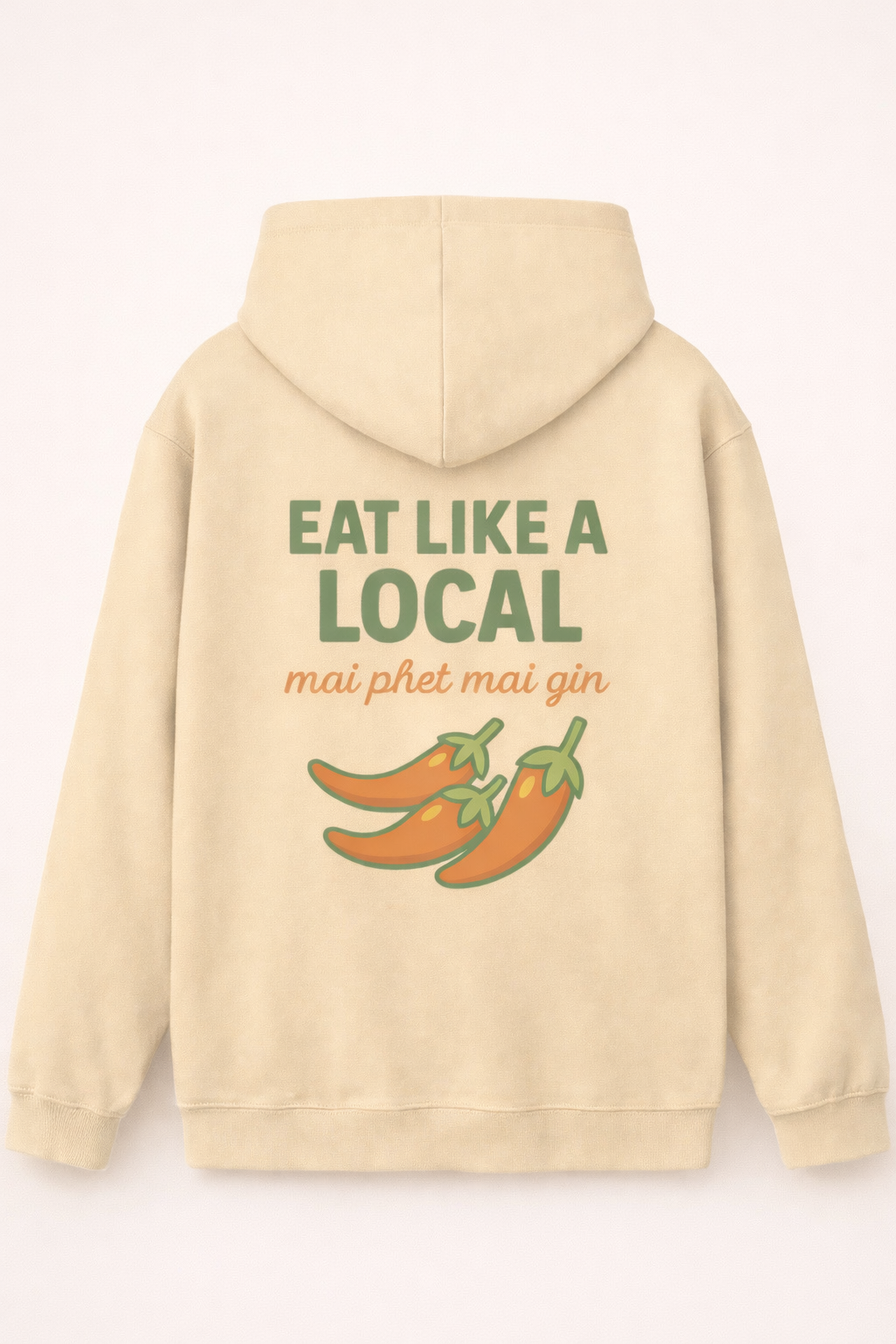 🔥 Eat Like a Local Hoodie – Streetfood Vibes aus Thailand