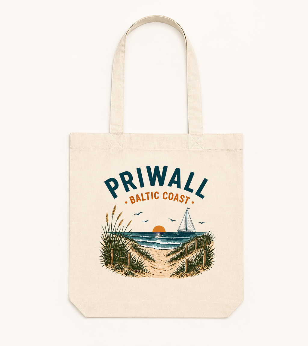 Tote Bag Ostsee – Priwall Vibes Stofftasche – Baltic Coast Shopper