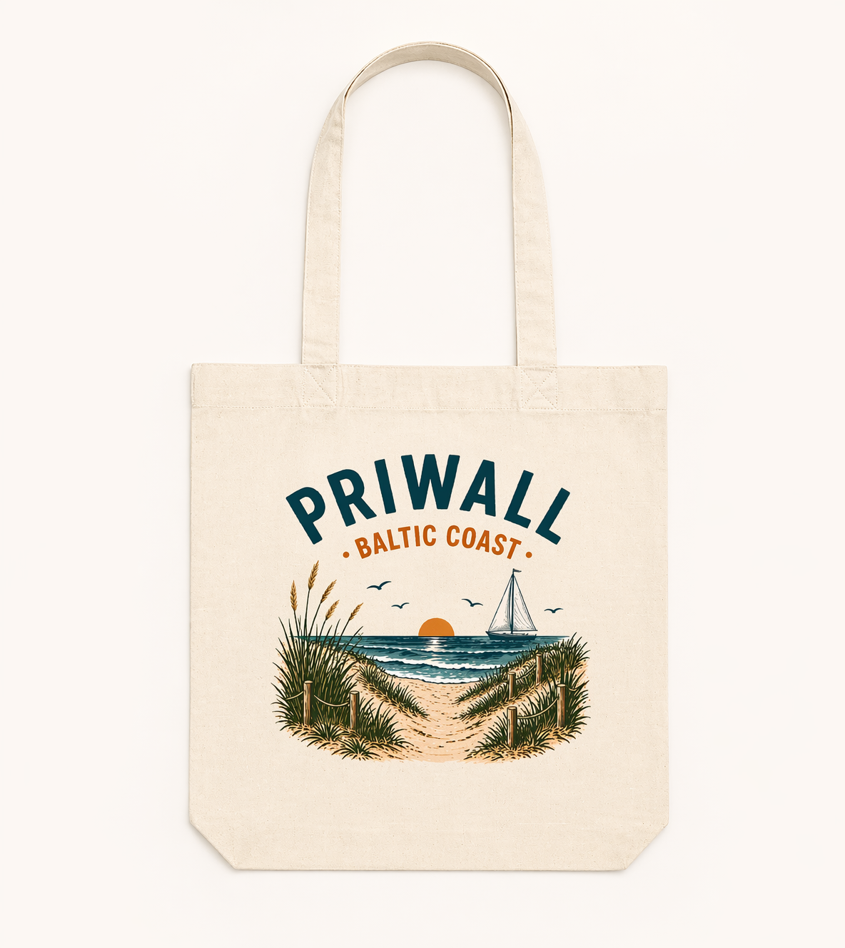Tote Bag Ostsee – Priwall Vibes Stofftasche – Baltic Coast Shopper