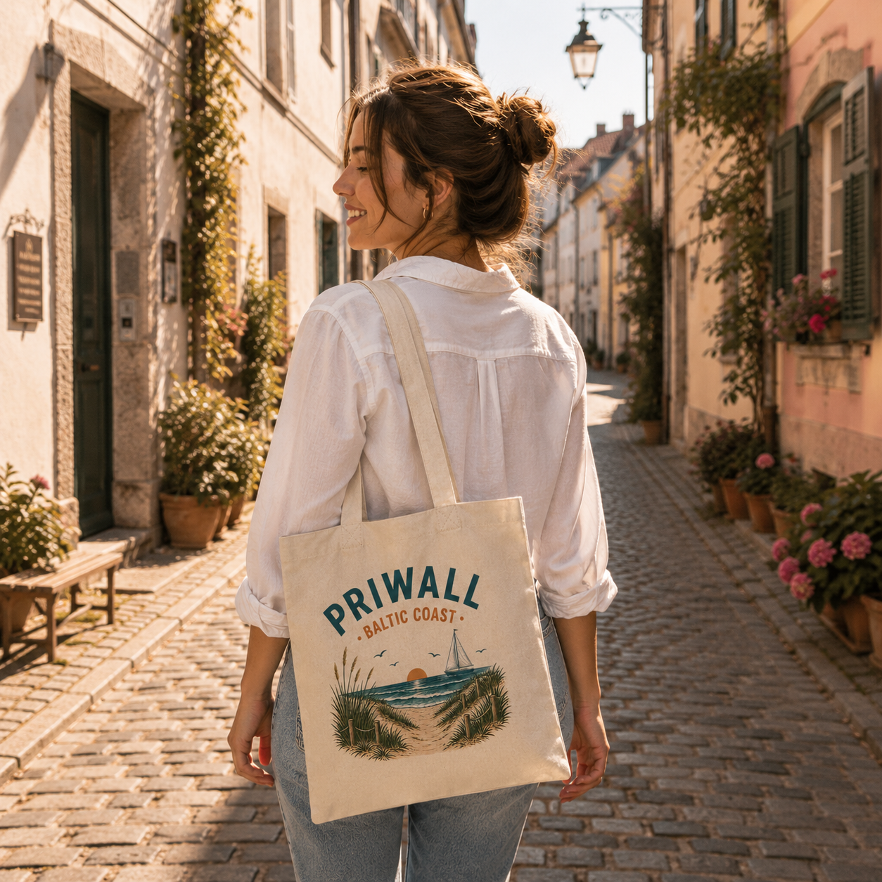 Tote Bag Ostsee – Priwall Vibes Stofftasche – Baltic Coast Shopper