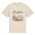 Autumn Coast – Herbstliebe am Meer – Bio-Heavy T-Shirt – Vorderansicht in natural raw