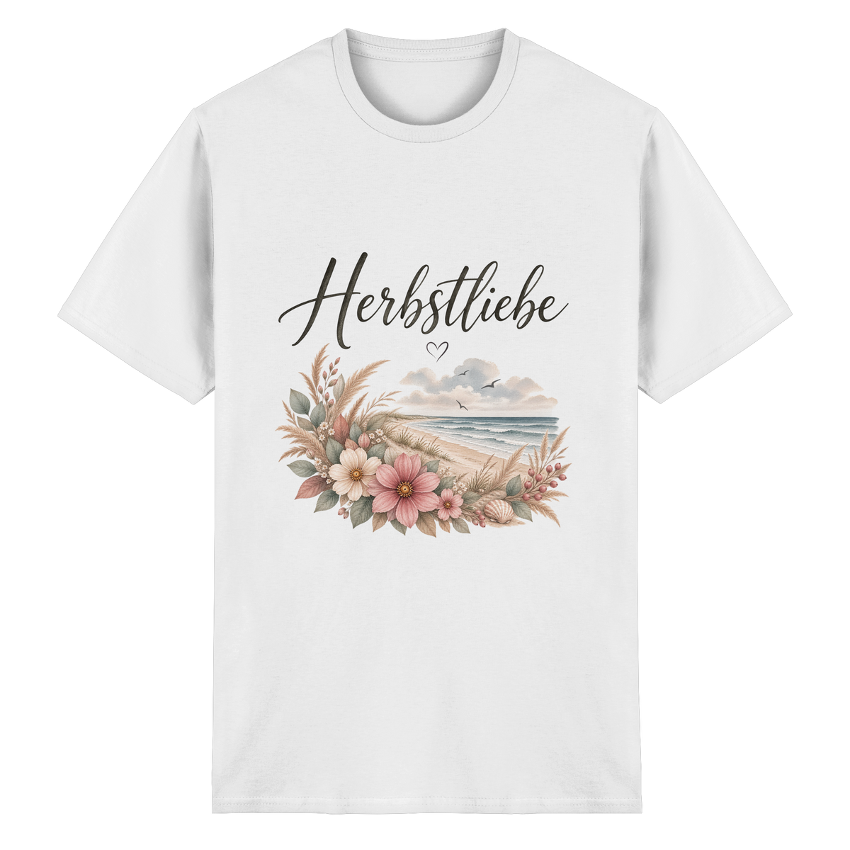 Autumn Coast – Herbstliebe am Meer – Essential T-Shirt – Vorderansicht in white