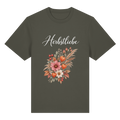 Autumn Garden – Dark Edition – Bio-Heavy T-Shirt – Vorderansicht in khaki