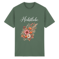 Autumn Garden – Dark Edition – Essential T-Shirt – Vorderansicht in military green