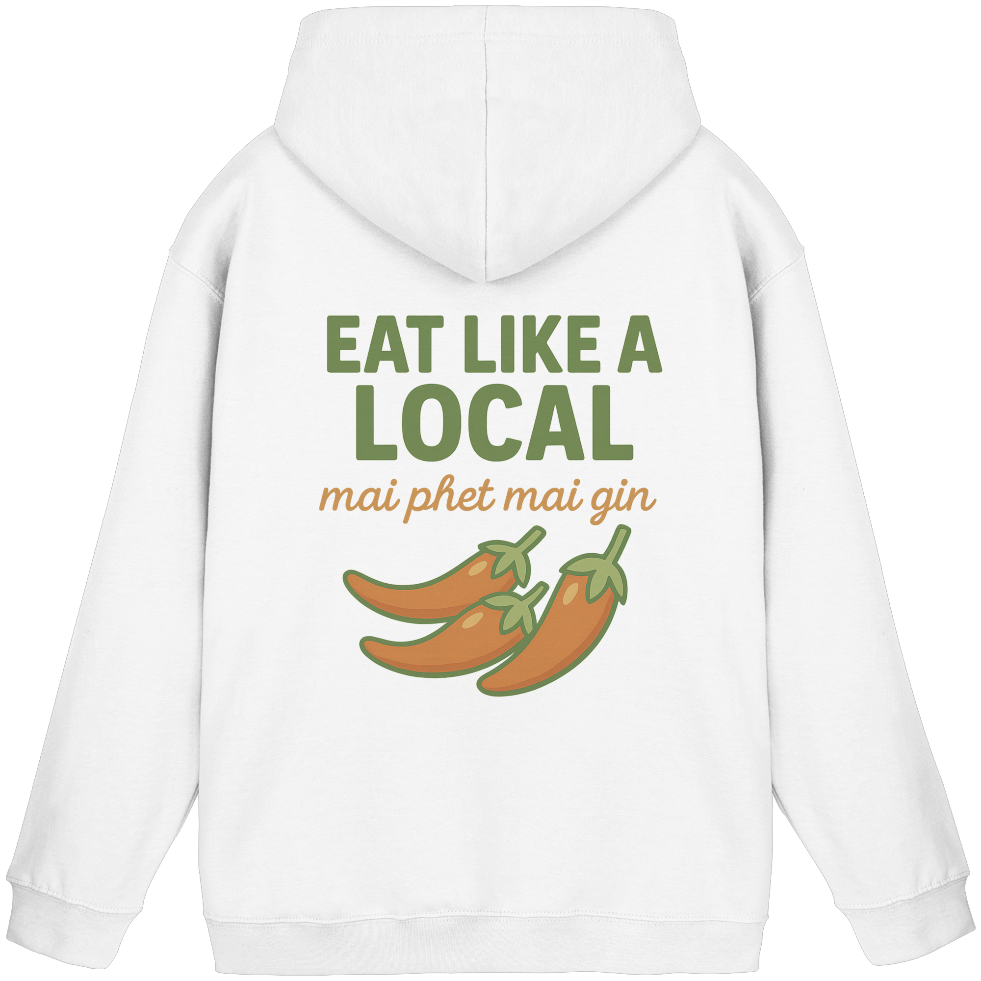at Like a Local – Thai Food Design | „mai phed mai gin“ Chili Hoodie - Basic Unisex Hoodie