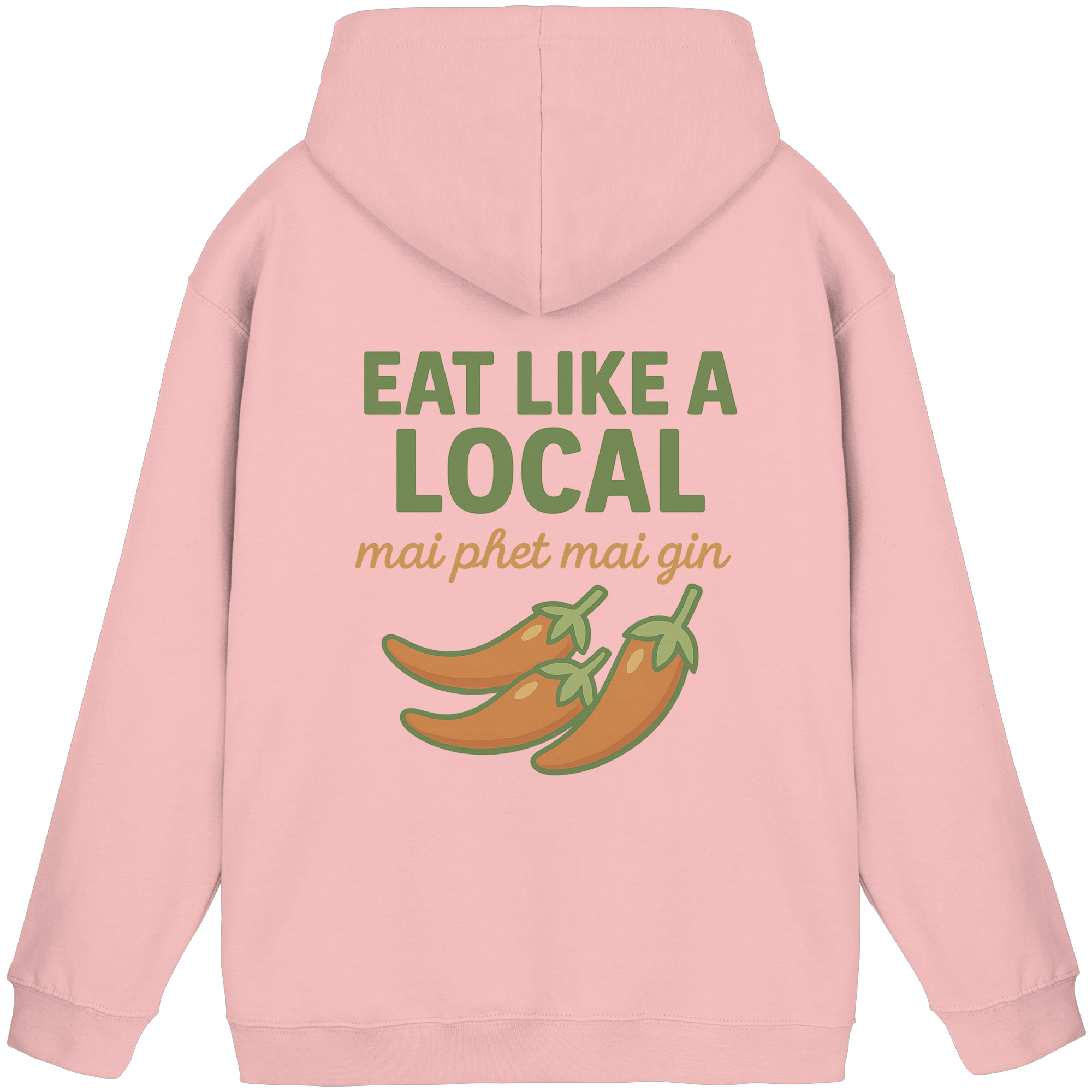 at Like a Local – Thai Food Design | „mai phed mai gin“ Chili Hoodie - Basic Unisex Hoodie