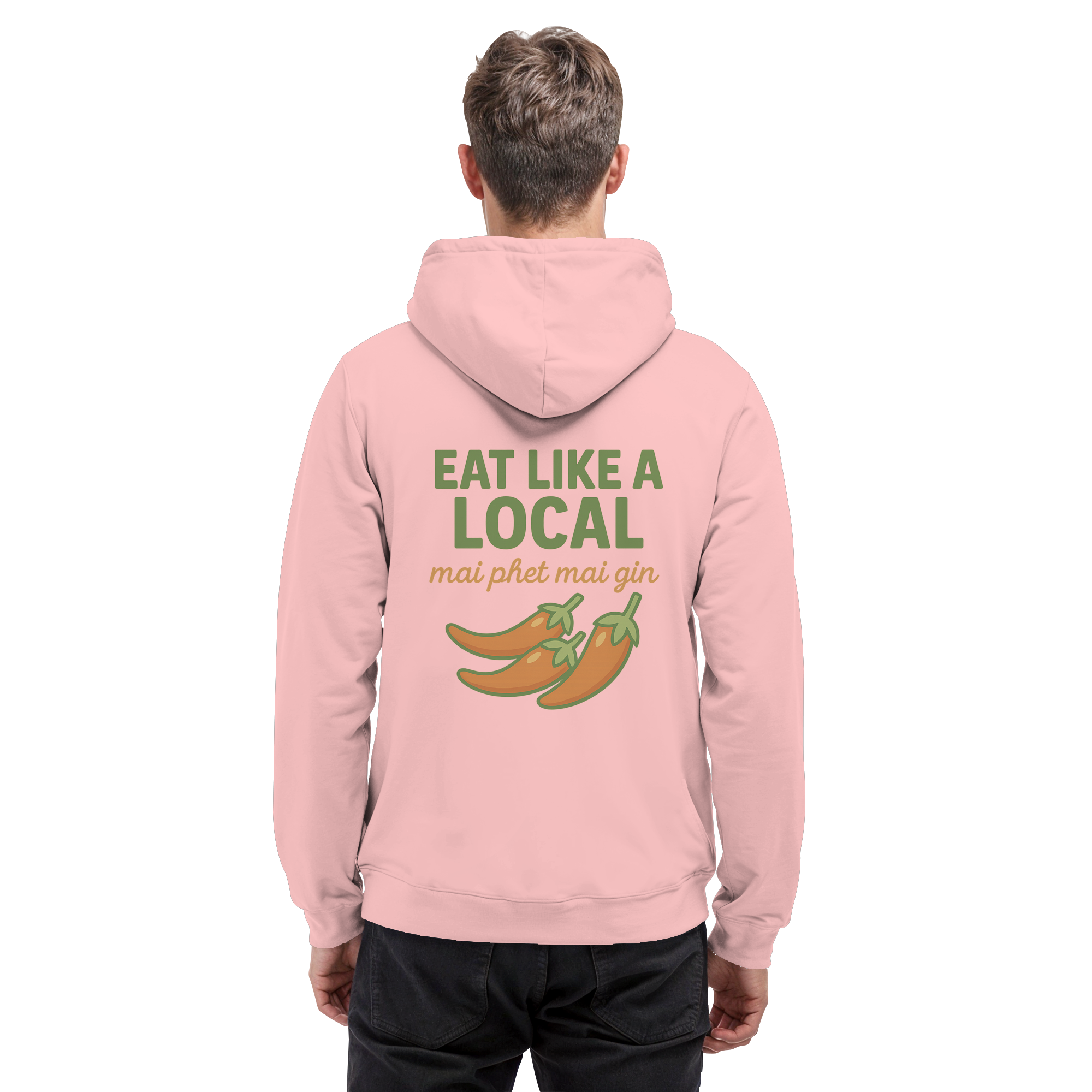at Like a Local – Thai Food Design | „mai phed mai gin“ Chili Hoodie - Basic Unisex Hoodie