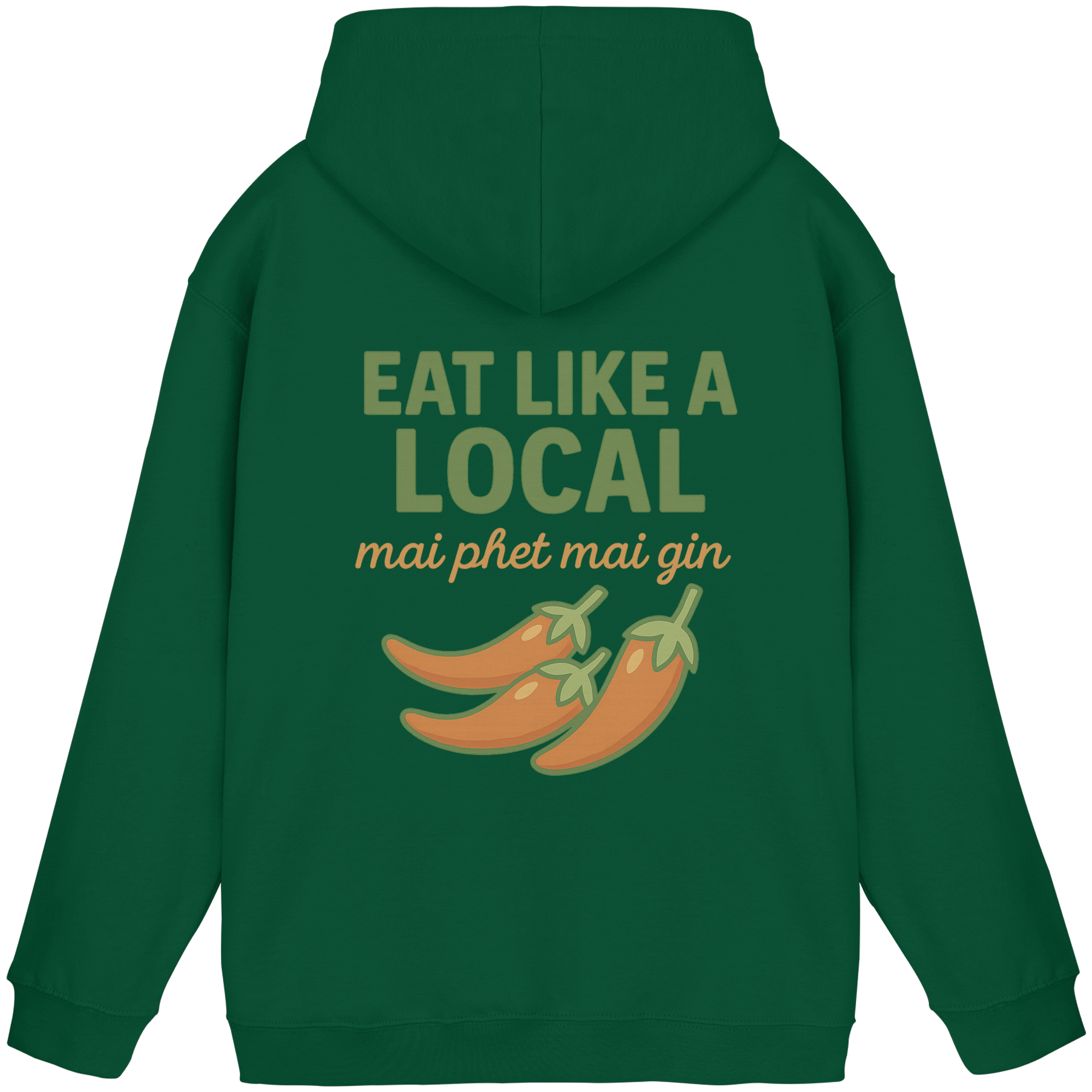 at Like a Local – Thai Food Design | „mai phed mai gin“ Chili Hoodie - Basic Unisex Hoodie
