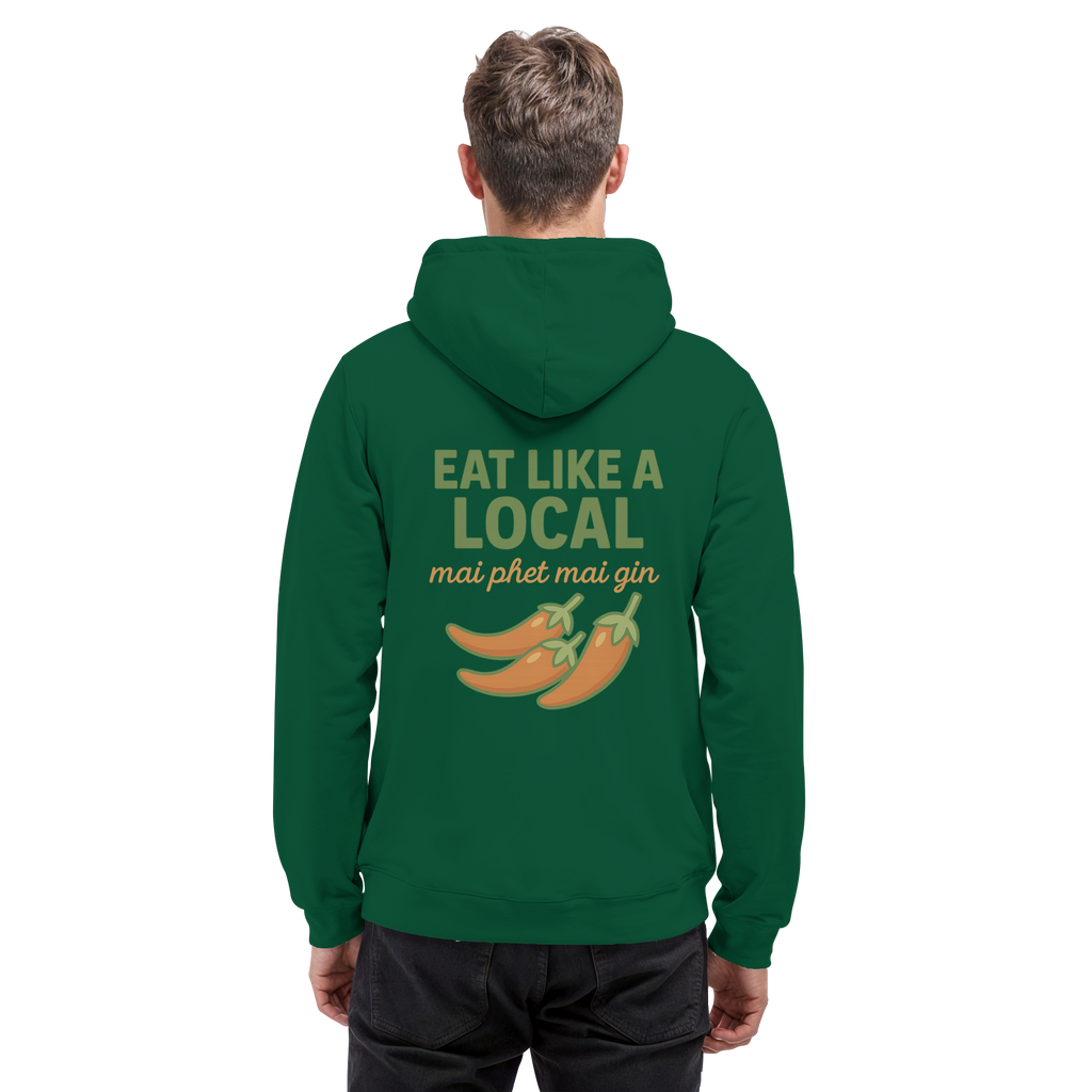 at Like a Local – Thai Food Design | „mai phed mai gin“ Chili Hoodie - Basic Unisex Hoodie