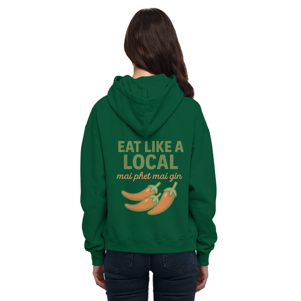 at Like a Local – Thai Food Design | „mai phed mai gin“ Chili Hoodie - Basic Unisex Hoodie