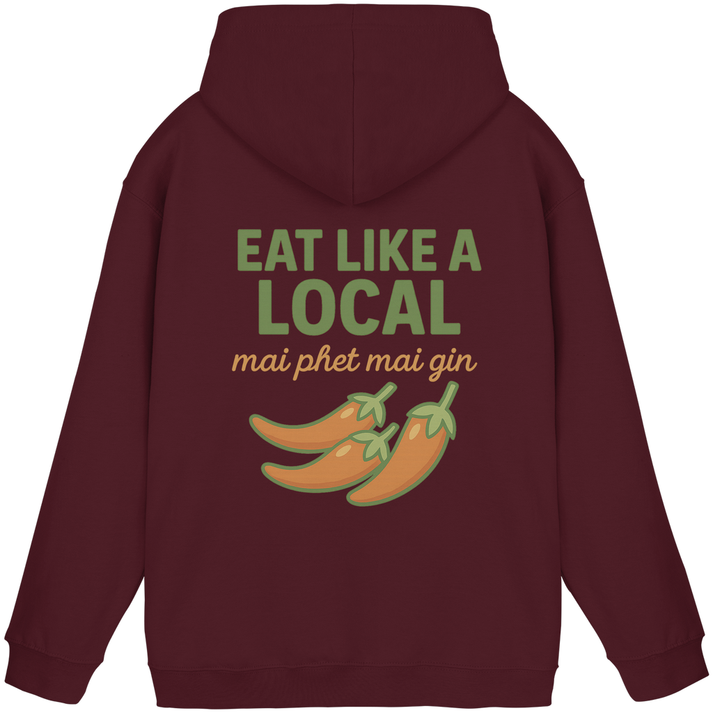 at Like a Local – Thai Food Design | „mai phed mai gin“ Chili Hoodie - Basic Unisex Hoodie
