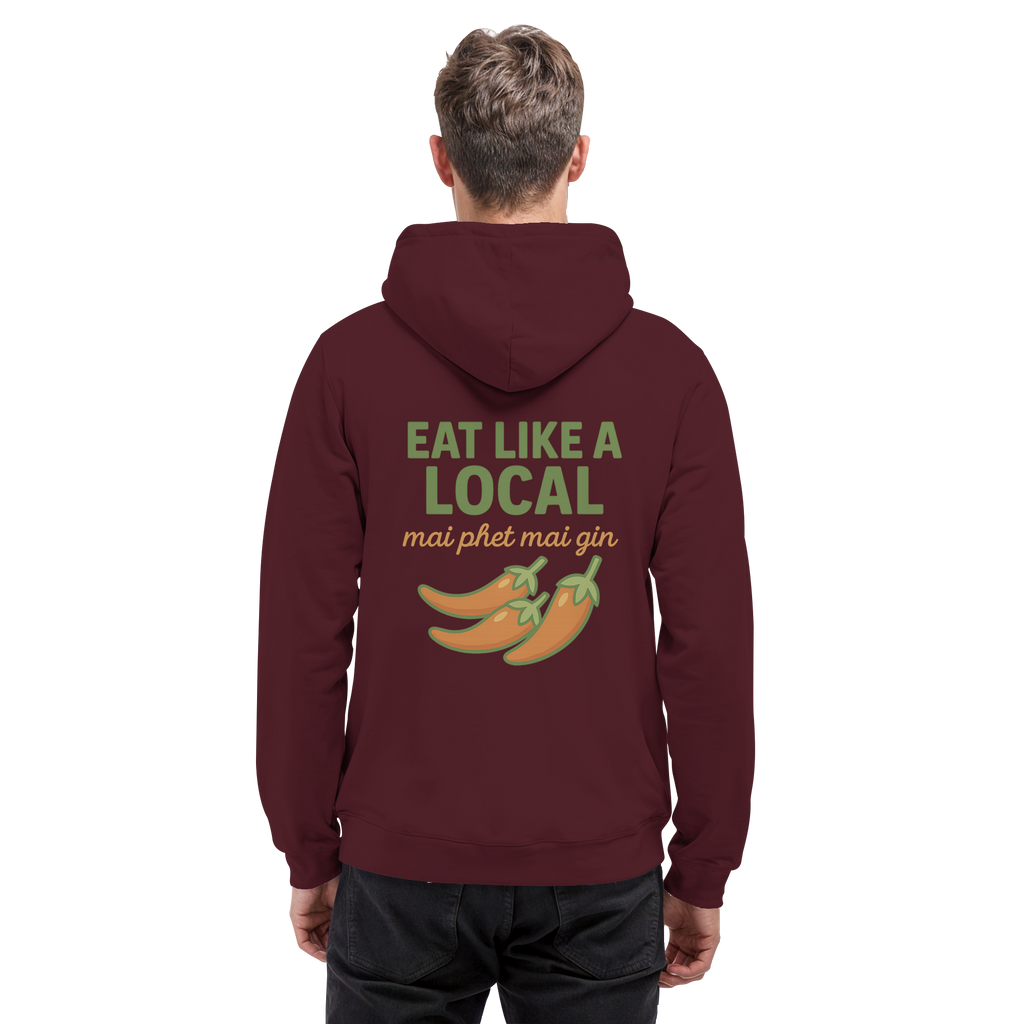at Like a Local – Thai Food Design | „mai phed mai gin“ Chili Hoodie - Basic Unisex Hoodie