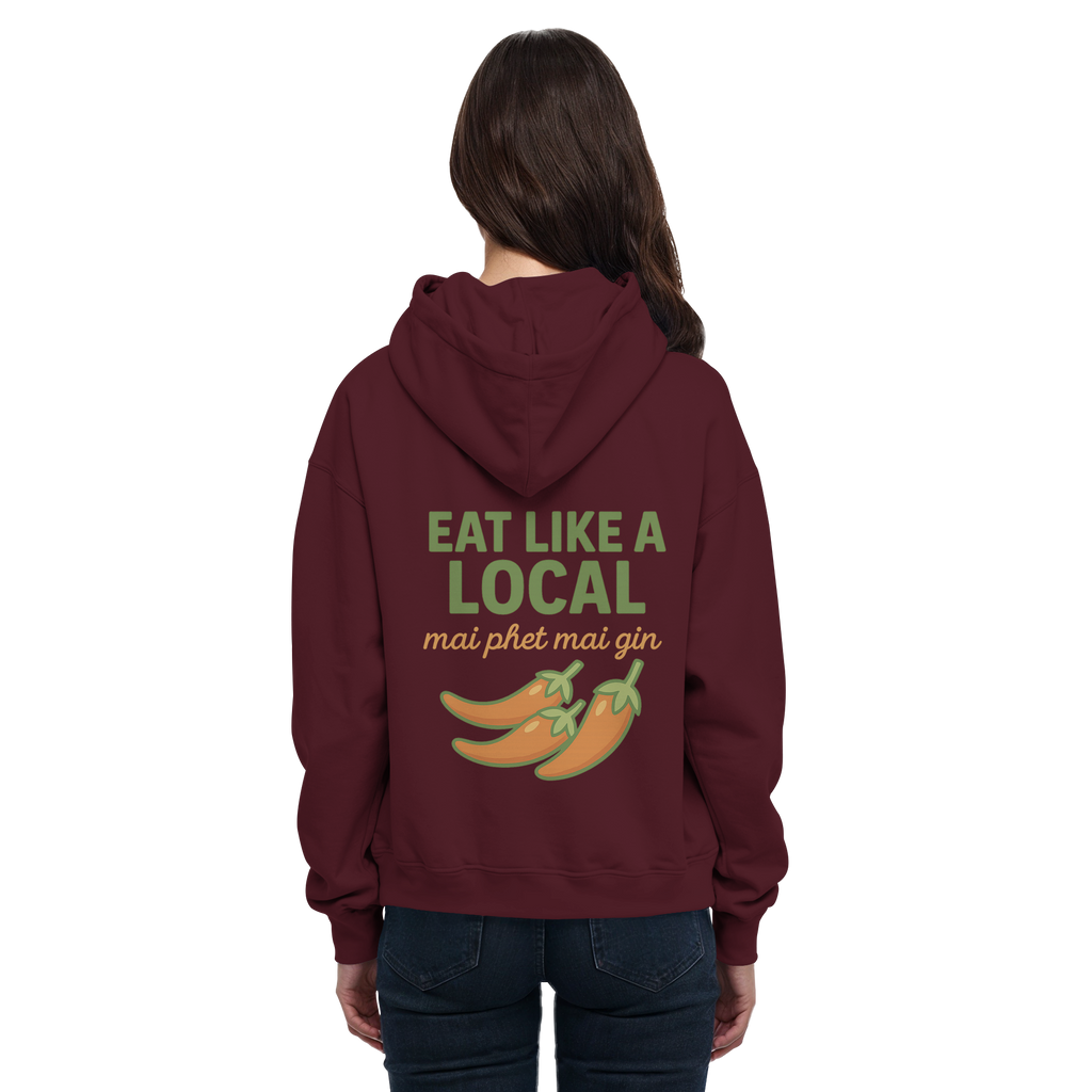 at Like a Local – Thai Food Design | „mai phed mai gin“ Chili Hoodie - Basic Unisex Hoodie