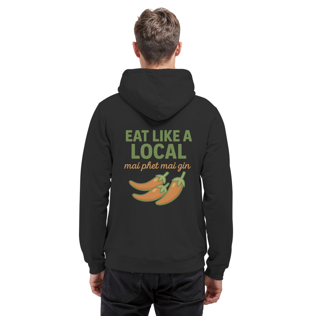 at Like a Local – Thai Food Design | „mai phed mai gin“ Chili Hoodie - Basic Unisex Hoodie