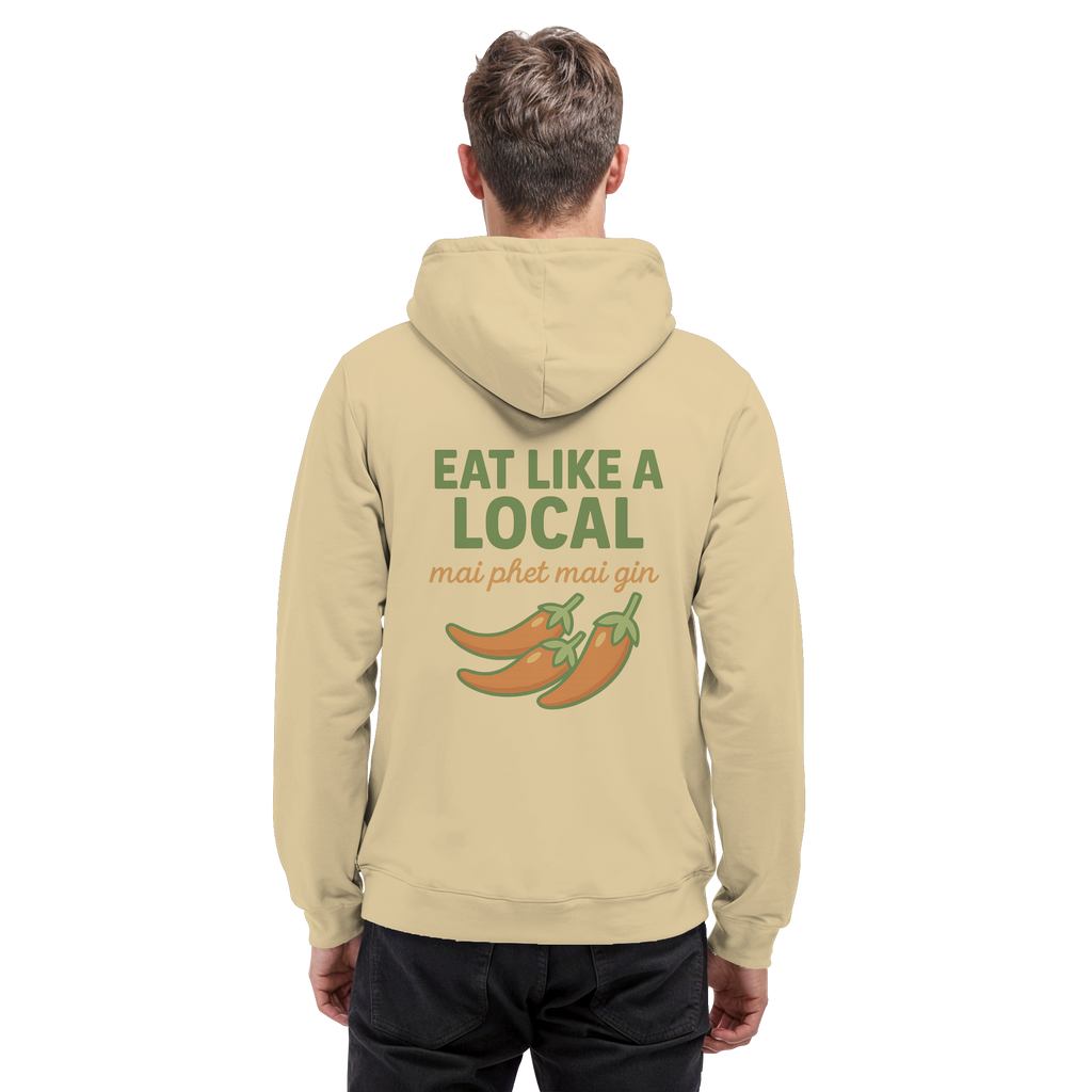 at Like a Local – Thai Food Design | „mai phed mai gin“ Chili Hoodie - Basic Unisex Hoodie
