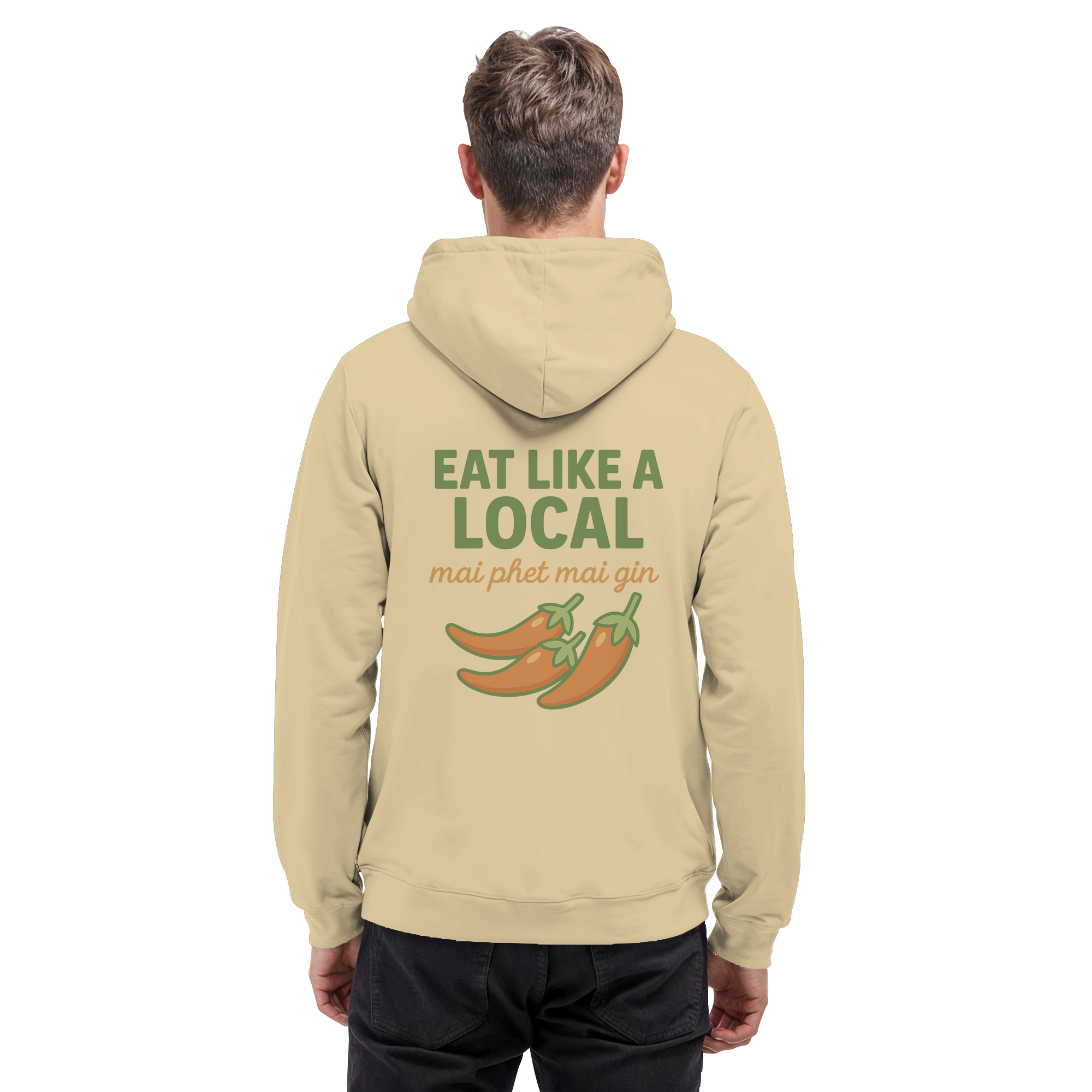 at Like a Local – Thai Food Design | „mai phed mai gin“ Chili Hoodie - Basic Unisex Hoodie