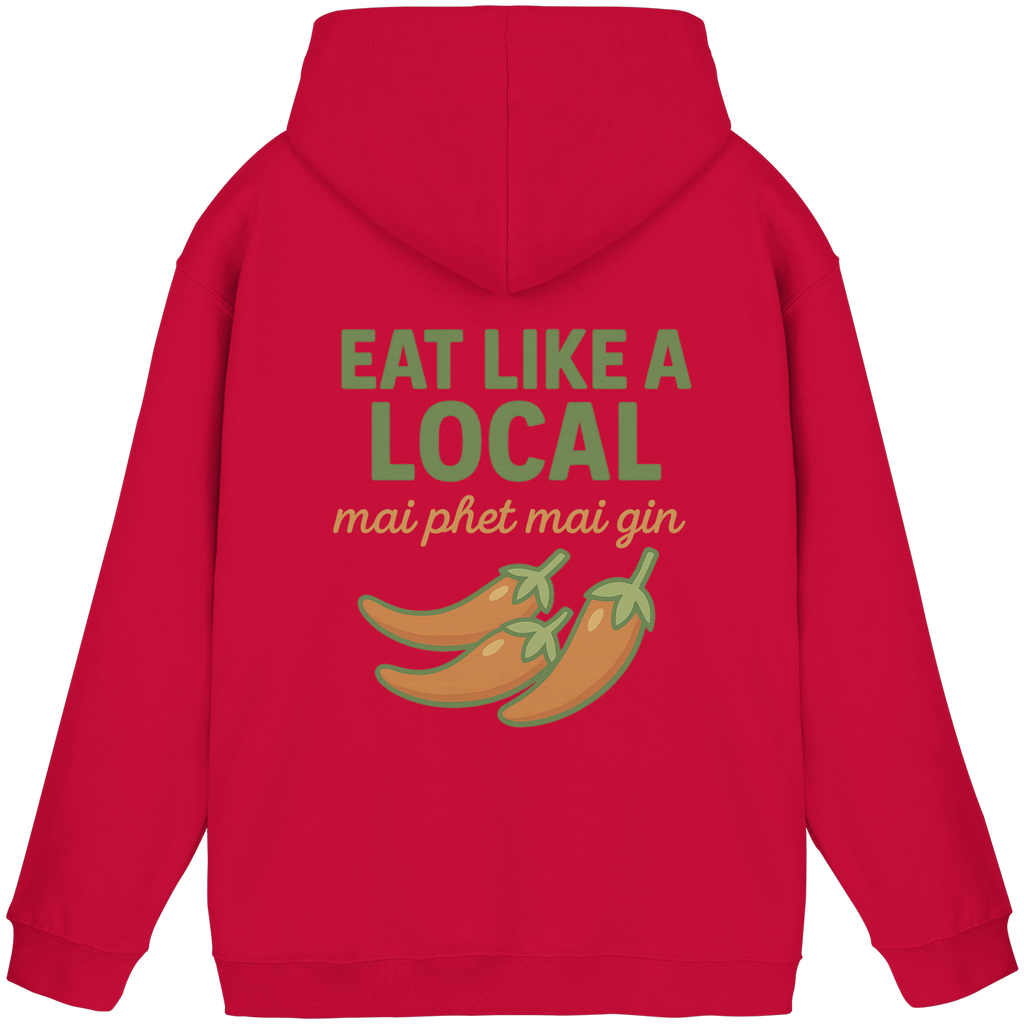 at Like a Local – Thai Food Design | „mai phed mai gin“ Chili Hoodie - Basic Unisex Hoodie