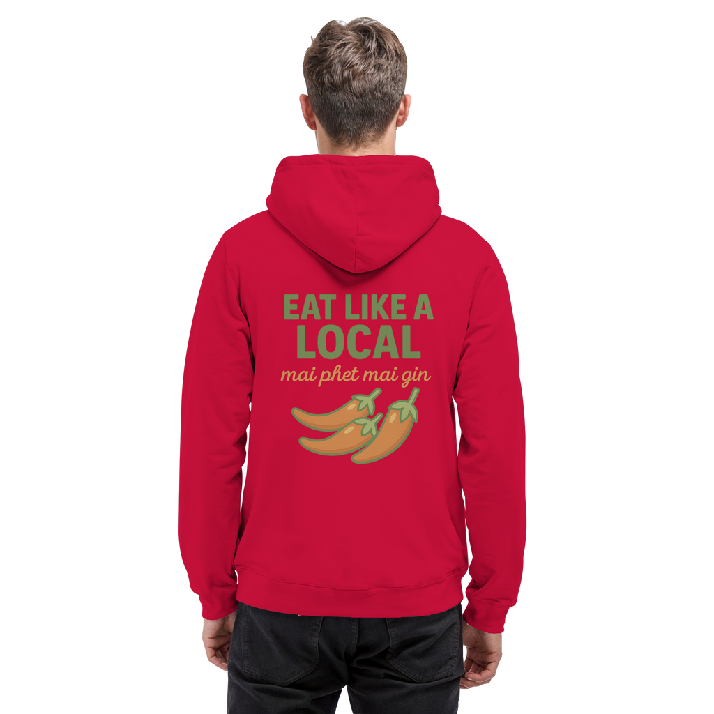 at Like a Local – Thai Food Design | „mai phed mai gin“ Chili Hoodie - Basic Unisex Hoodie