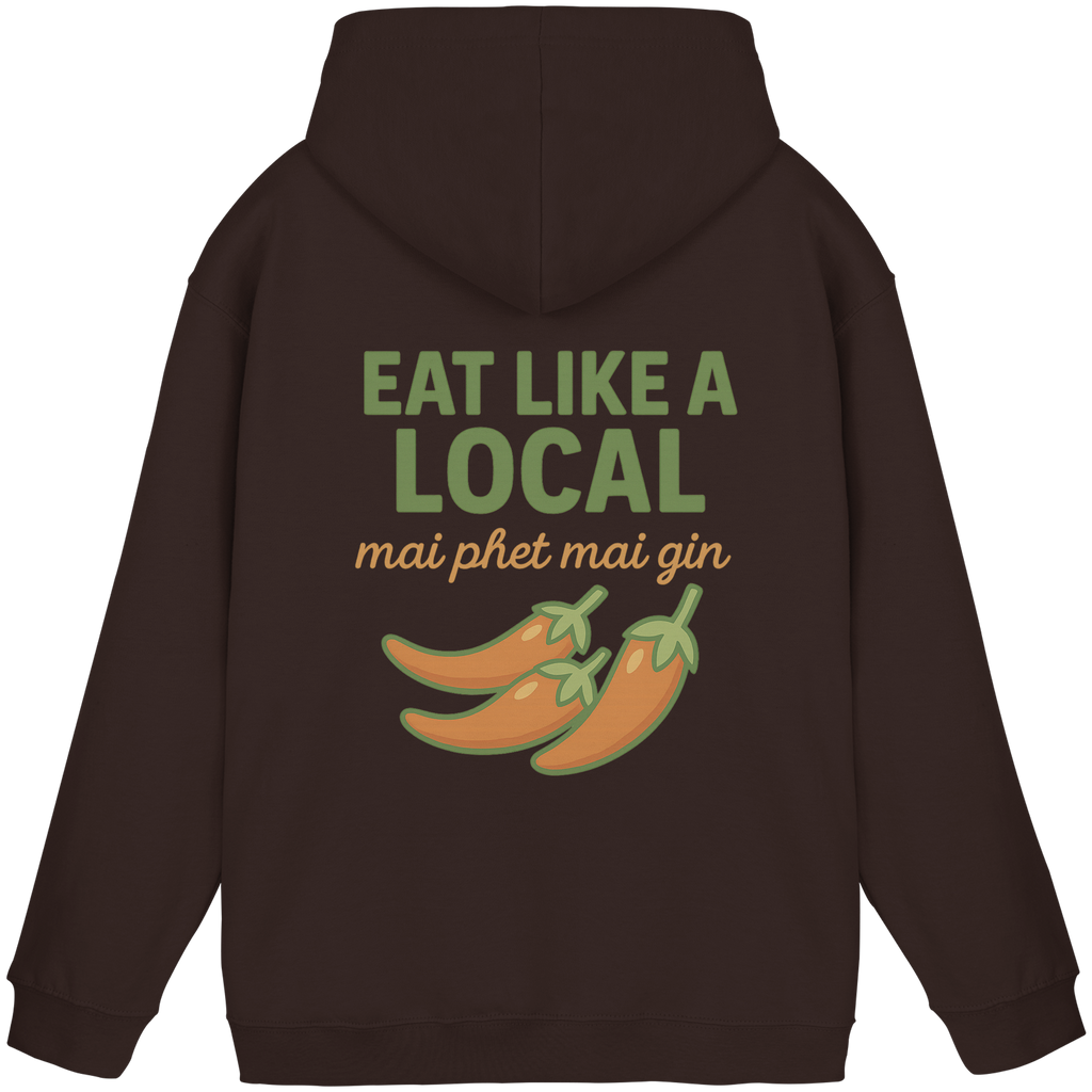 at Like a Local – Thai Food Design | „mai phed mai gin“ Chili Hoodie - Basic Unisex Hoodie