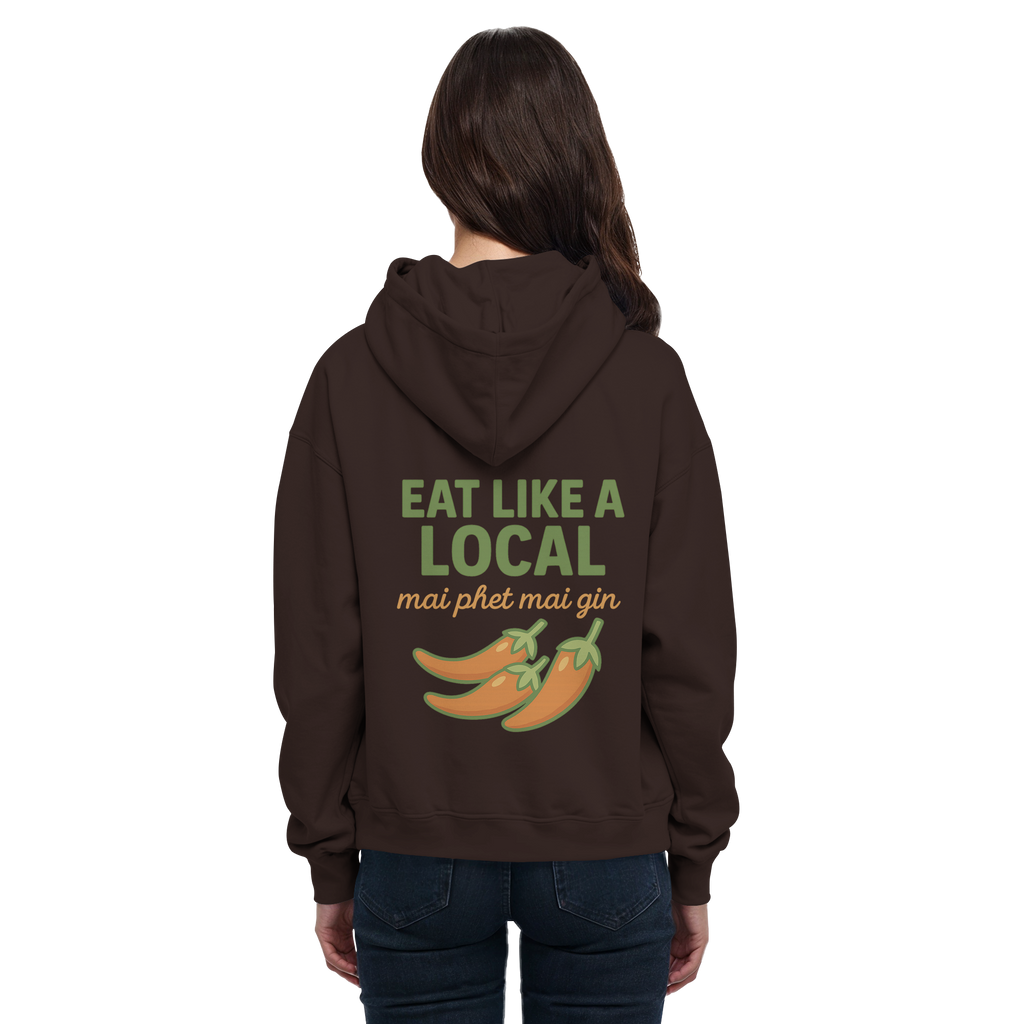 at Like a Local – Thai Food Design | „mai phed mai gin“ Chili Hoodie - Basic Unisex Hoodie