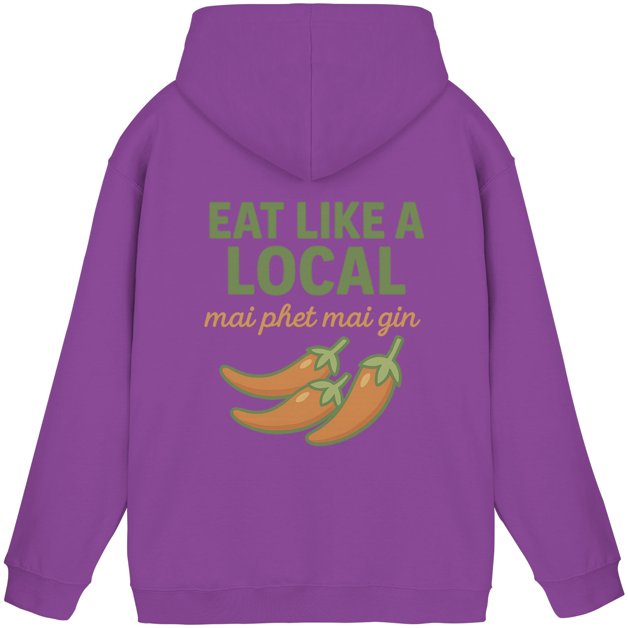 at Like a Local – Thai Food Design | „mai phed mai gin“ Chili Hoodie - Basic Unisex Hoodie