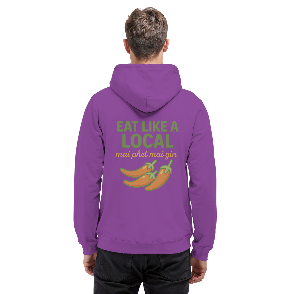at Like a Local – Thai Food Design | „mai phed mai gin“ Chili Hoodie - Basic Unisex Hoodie