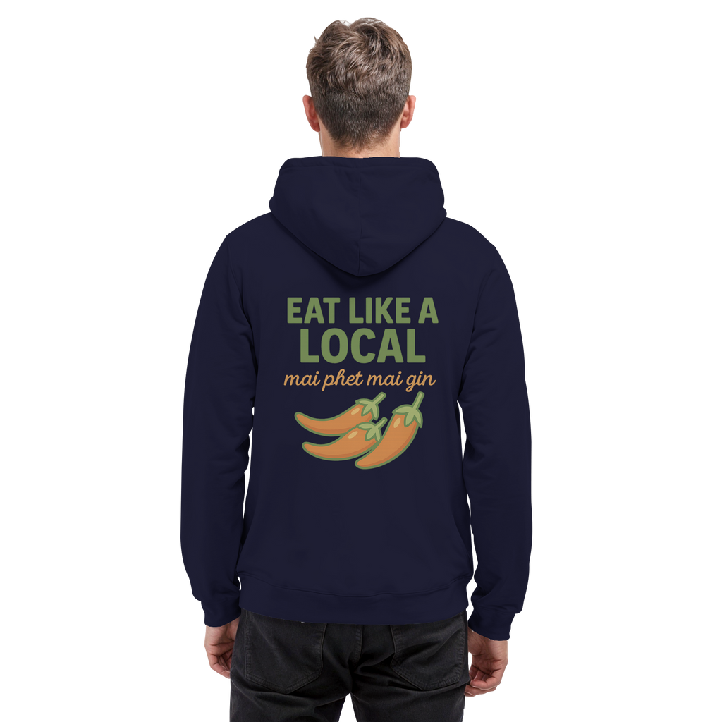 at Like a Local – Thai Food Design | „mai phed mai gin“ Chili Hoodie - Basic Unisex Hoodie