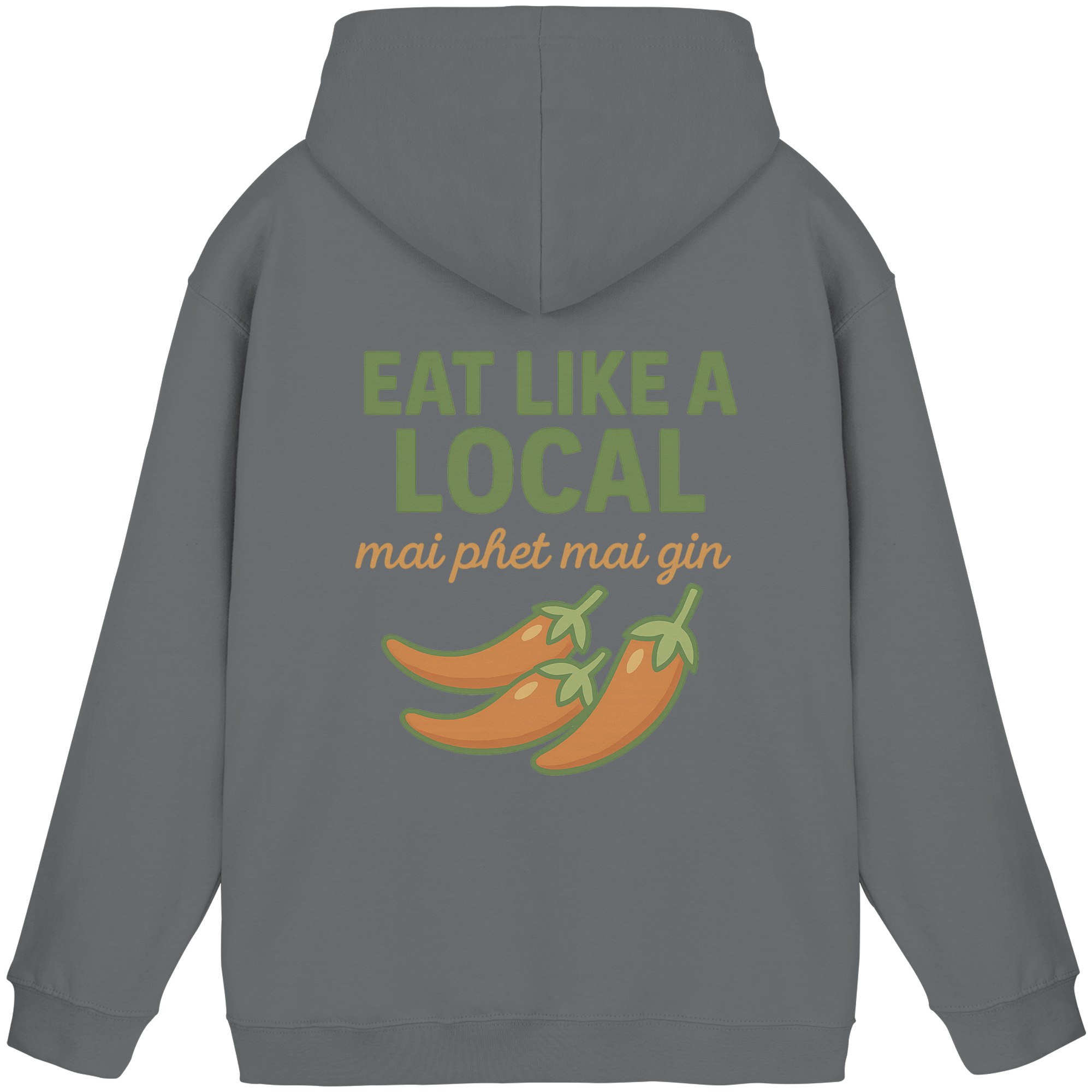 at Like a Local – Thai Food Design | „mai phed mai gin“ Chili Hoodie - Basic Unisex Hoodie