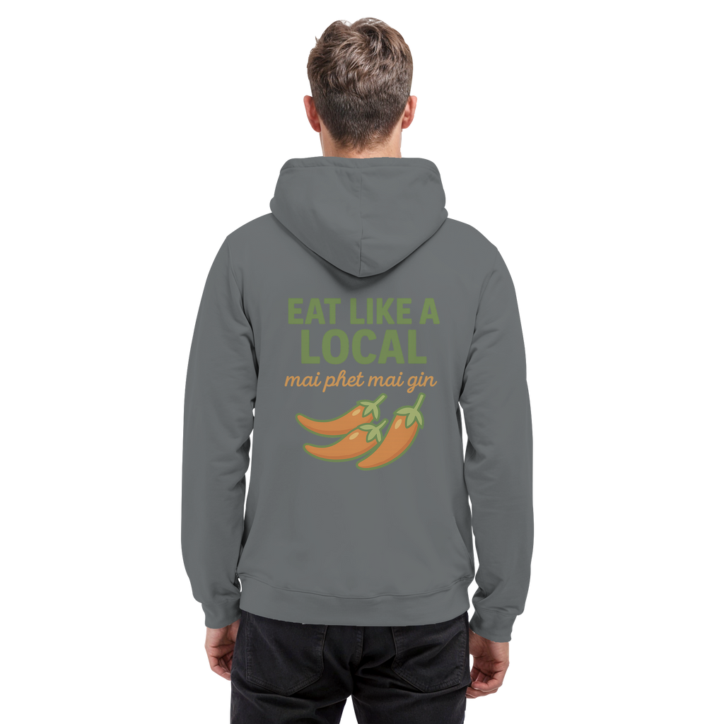 at Like a Local – Thai Food Design | „mai phed mai gin“ Chili Hoodie - Basic Unisex Hoodie