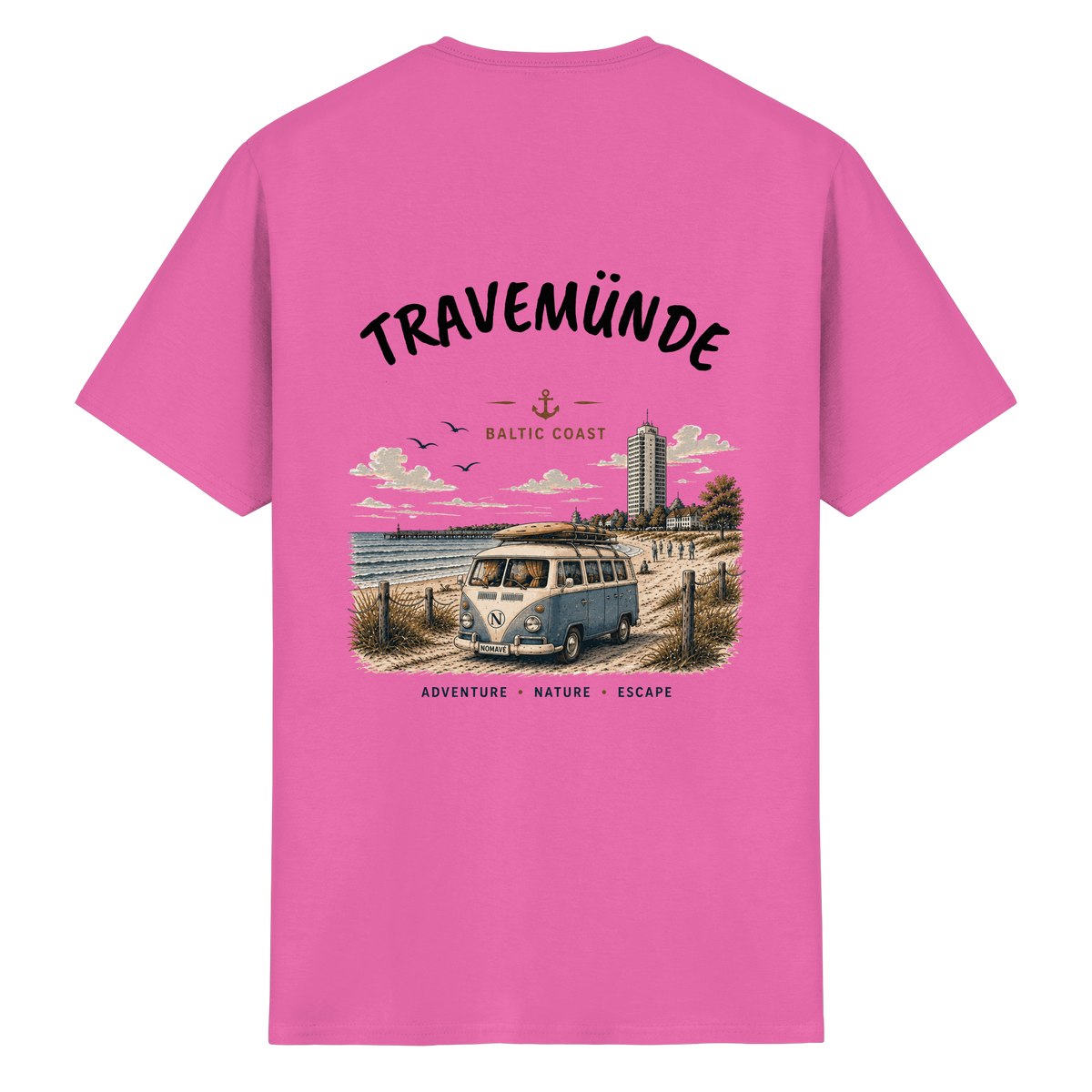 Travemünde_Bulli_Backprint - Essential T-Shirt