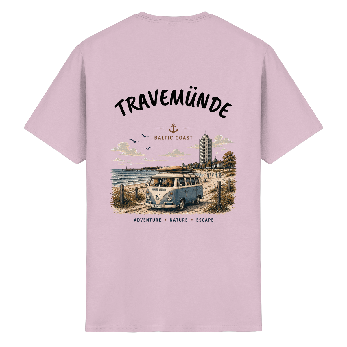 Travemünde_Bulli_Backprint - Essential T-Shirt