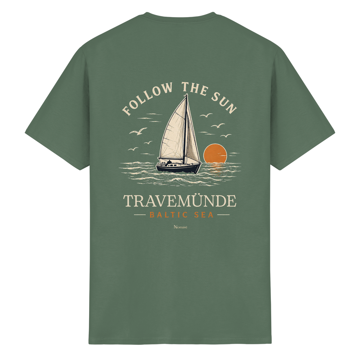 Follow-the-sun-dark-edition-backprint - Essential T-Shirt