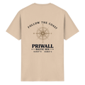 Priwall – Follow the Coast – Light Edition – Essential T-Shirt – Backprint