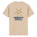 Grömitz Sonne Essential T-Shirt Baltic Beach mit Rückendruck in Natural – Shirtigo-Originalmockup 1