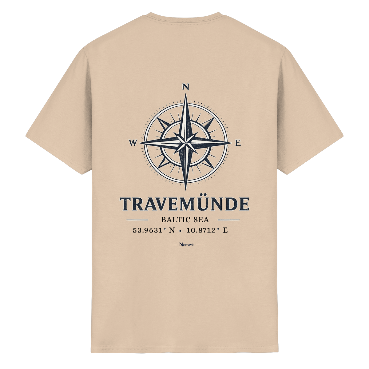 Travemünde-Windrose-hell-back - Essential T-Shirt