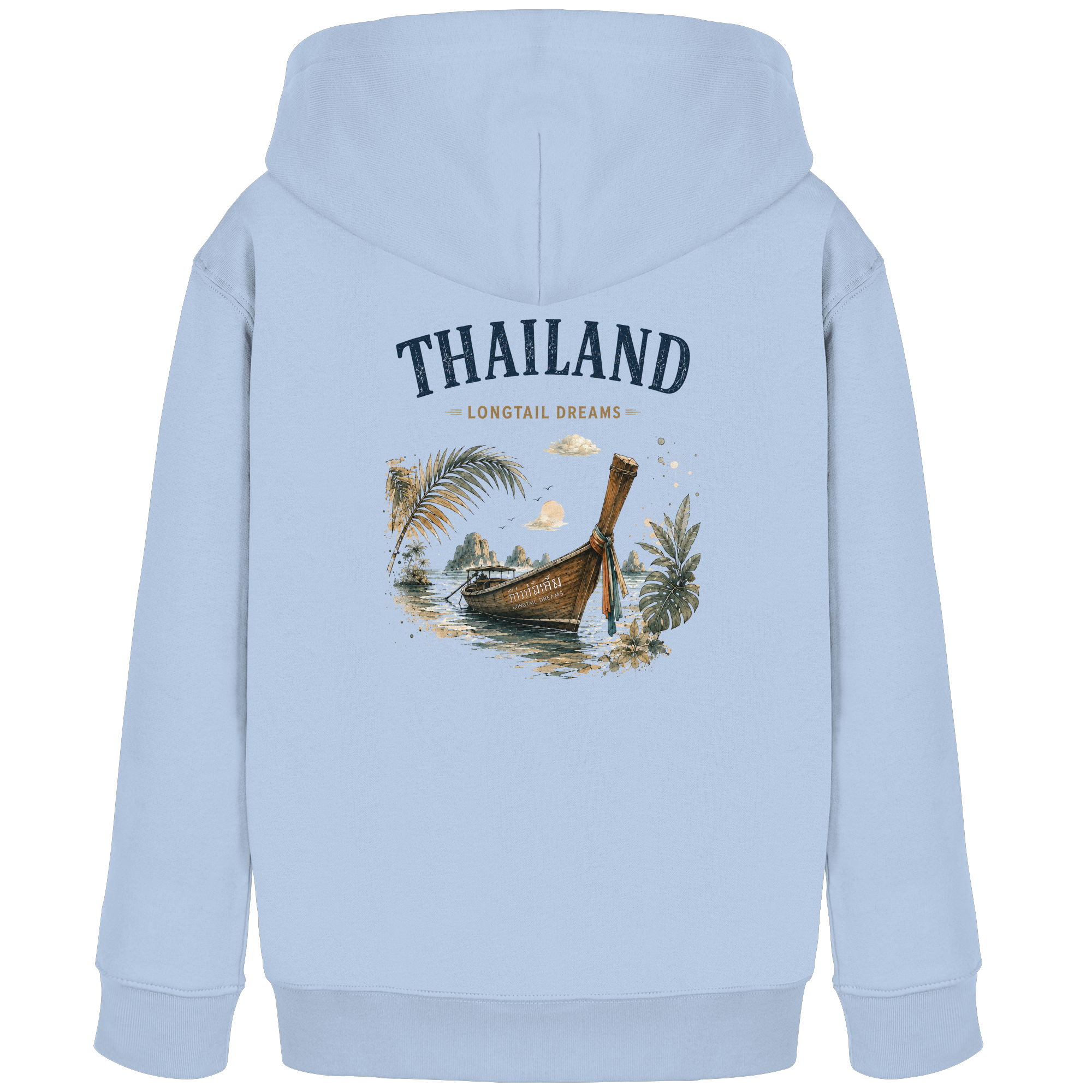 Thailand-Longtail-Dreams-Light-Edition - Kids Organic Hoodie