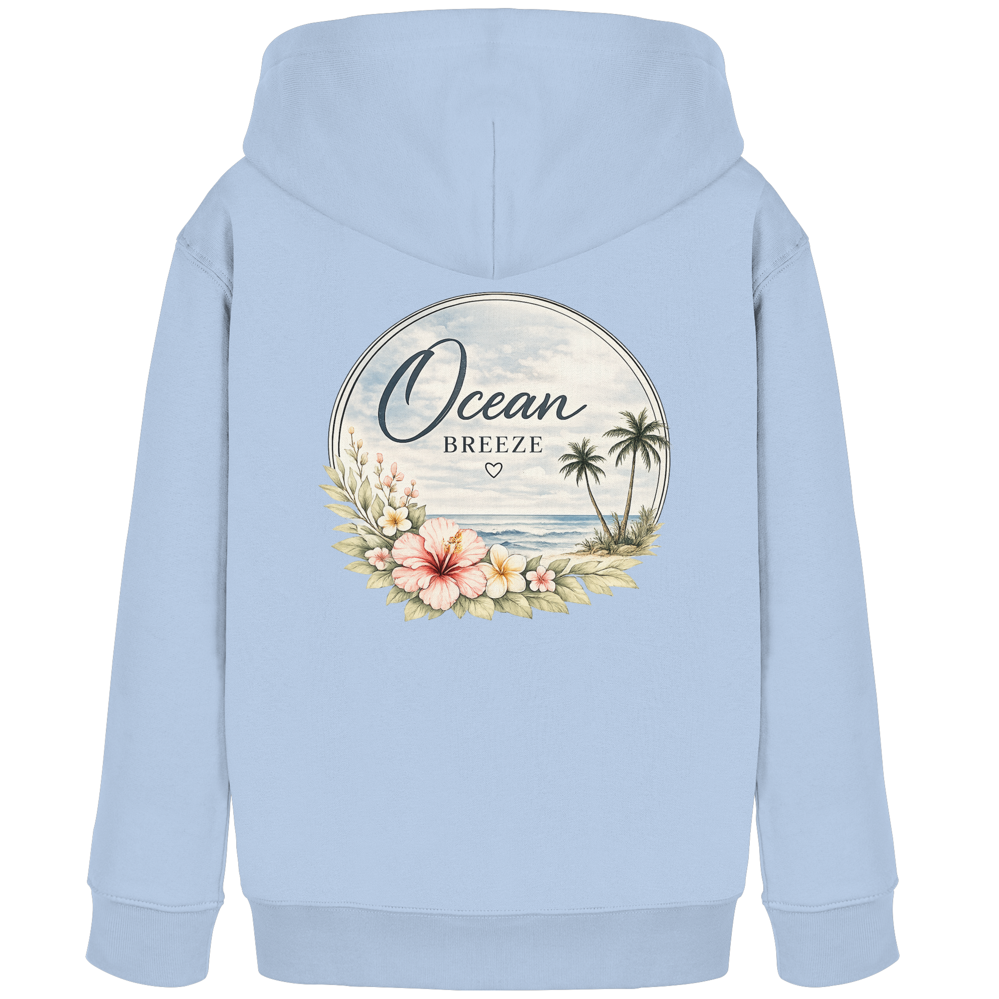Ocean Breeze - Kinder Bio Kapuzenpullover - Hoodie Bio Baumwolle